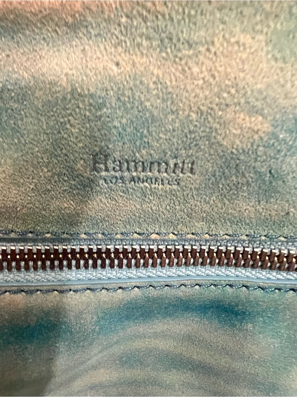 Hammitt Tony small handbag featuring a light blue tie-dye pattern - Picture 11 of 12